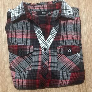 Women’s Medium a.n.a Plaid Collared Button Up